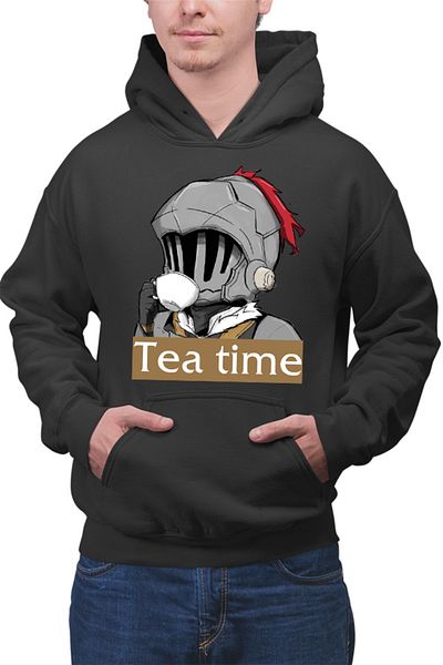 OEM Men's Hoodie Goblin Slayer Tea Time Break Anime Rapid Armor Bebe
