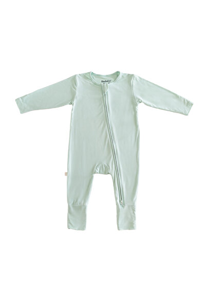 Hushabye بدلة نوم من الخيزران بسحاب للأطفال الرضع والأطفال الصغار