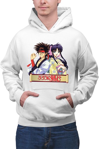 OEM Hanorac barbati Rurouni Sanosuke Kaori Nobuhiro Watsuki