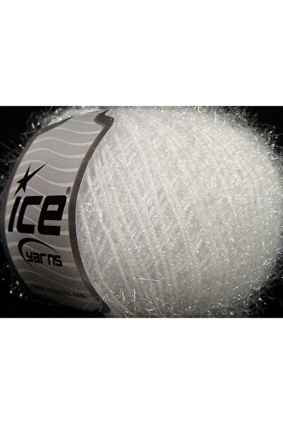 Ice yarns 8X50Gr. Sparkle Soft Metallic Glitter White Metallic Glitter, Soft,...
