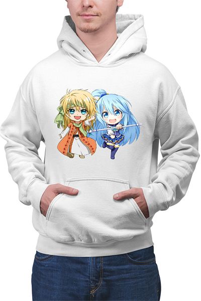 OEM Men's Hoodie Yona of the Dawn Zeno Aqua Magic Anime Meme