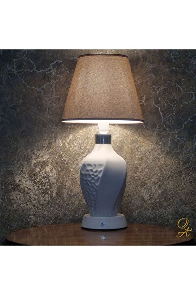 Qtahya Art مصنوع يدويًا - بورسلين شفاف - جسم أبيض غير لامع - قبعة قماشية - لم...