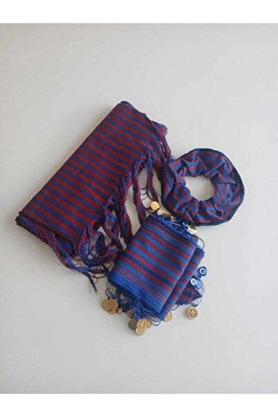 TH Trabzon Hatırası Fular Bandana Toka Seti