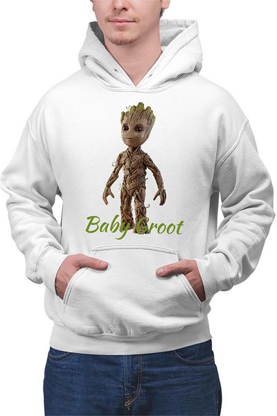 OEM Men's hoodie Baby Groot Nature Living Planet Gamora Rocket