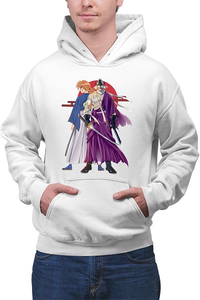 OEM Men's Hoodie Rurouni Kenshin Anime Top Antagonist