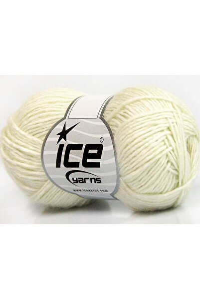 Ice yarns 8x50 جرام. خيوط دنيم أكريليك، خيوط قطنية بيضاء صيفية، قطن