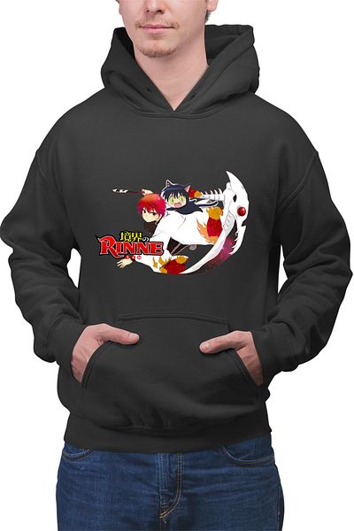 OEM Men's Hoodie Rin-ne Rin Rokumon Cat Animekage