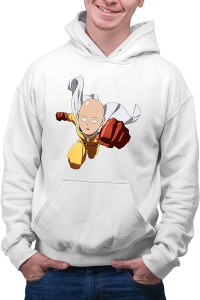 OEM Men's Hoodie One-Punch Man Fly Costume Exercise Music
