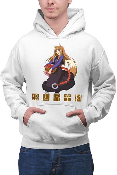 OEM Hanorac barbati Spice And Wolf Holo Apple Fantasy Otaku Cosplay