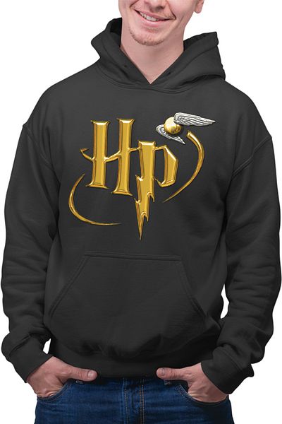 OEM Hanorac barbati Harry Potter UK Logo Spirit Fly Mark Golden