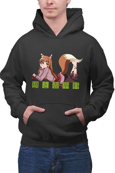 OEM Men's Hoodie Spice And Wolf Holo Anime Slice of Life