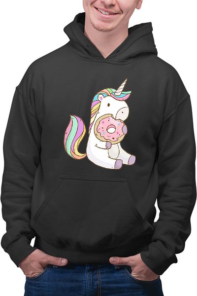 OEM Men's Hoodie Unicorn Squad Donut Eat Sweet