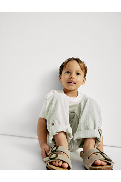 Marks & Spencer Keten Karışımlı Çocuk Pantolonu (2-8 Yaş)