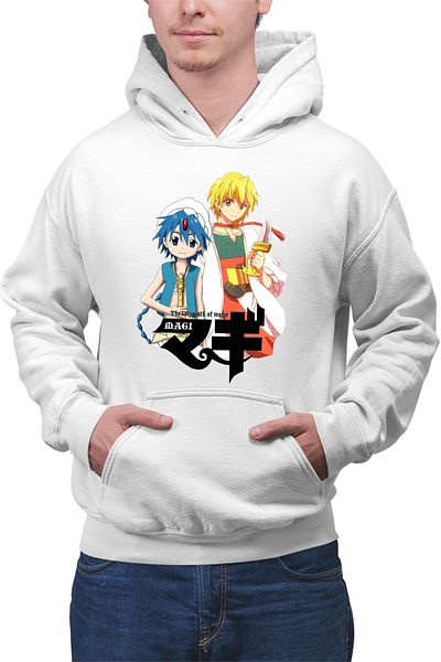 OEM Men's hoodie Magi The Labyrinth of Magic Aladin Alibaba Flute Sword