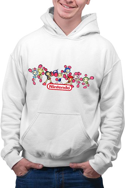 OEM Men's Bomberman All Team Console Game Hoodie