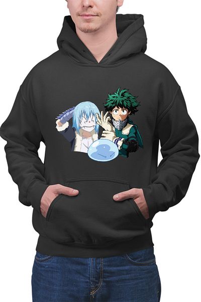 OEM Men's TenSura Hero Academia Eren Attack on Titan Rinmuru Hoodie