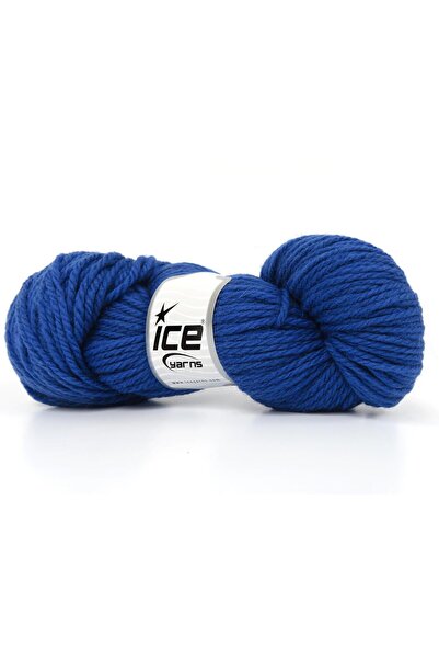Ice yarns 3x100 جرام. صوف عضوي سميك فاخر باللون الأزرق، مناسب للشتاء، صوف 100...