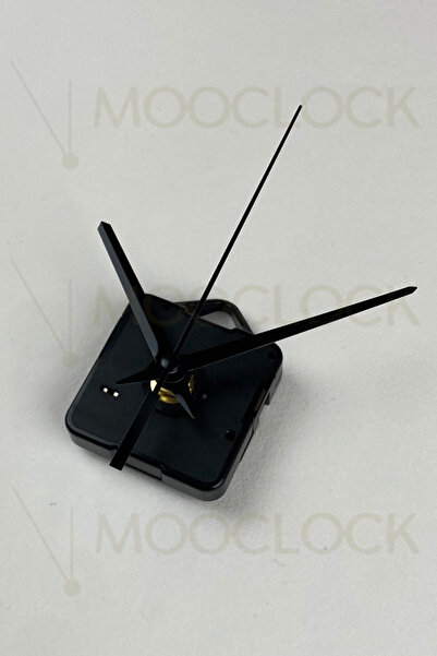 MOOCLOCK Saat Mekanizması, Akar SESSİZ Duvar Saati Mekanizma, 14 Mm şaft, Akr...
