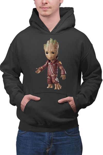OEM Men's Hoodie Baby Groot Small Plant Marvel Universe Superheroes