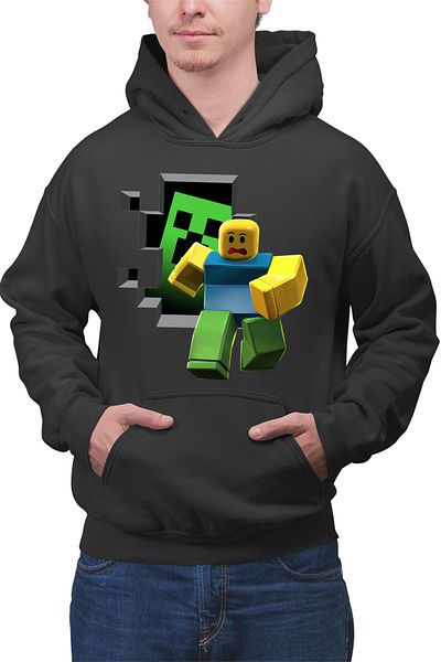OEM Men's hoodie Roblox Minecraft Earth Aternos Mcskins