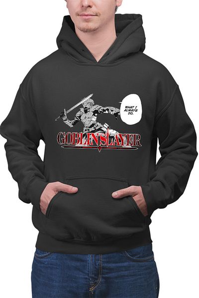 OEM Men's Hoodie Goblin Slayer Claymore Knight Fast Anime Shounen Martial Arts