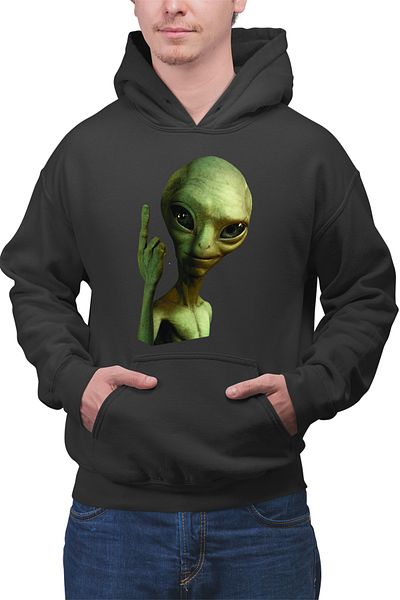 OEM Men's Hoodie Predator Alien Extraterrestrial Youtube Creator Live