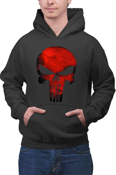 OEM Men's Hoodie Predator Punisher Skull Daredevil