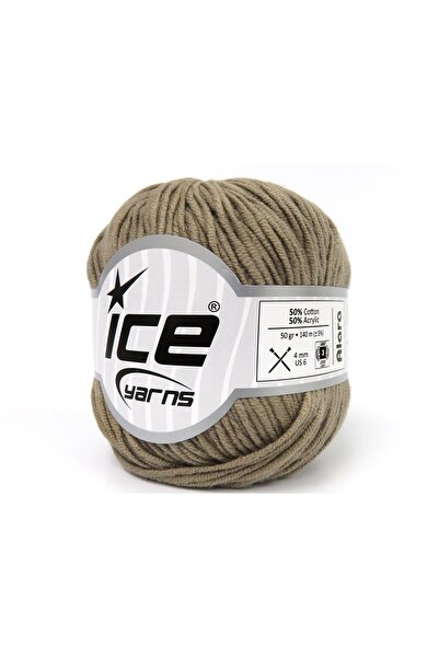 Ice yarns 8x50 جرام. خيوط صيفية من القطن والأكريليك وشعر الجمل من ألارا، قطن