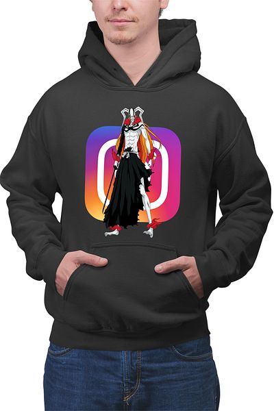 OEM Men's sweatshirt Bleach Instagram Ichigo Kurosaki Rebel