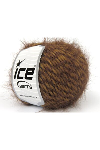 Ice yarns 6×50 جرام. فرو ميرينو بني فاخر، ميرينو، شتوي، صوف