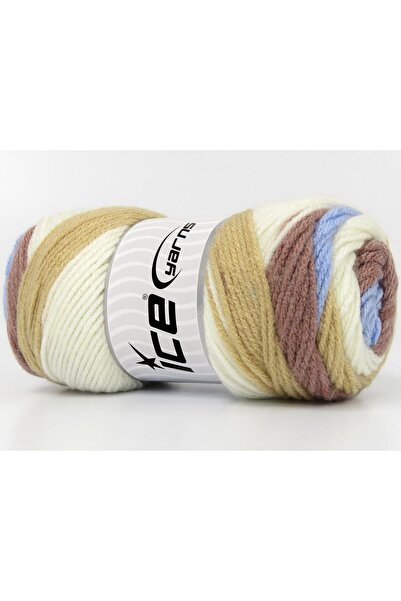 Ice yarns (4 قطع 100 جرام) مجموعة من 4 قطع من الأكريليك من BIG BANG باللون ال...