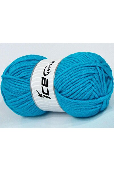Ice yarns (4 قطع 100 جرام) صوف سوبر بولكي، أكريليك 4 عبوات فيروزي