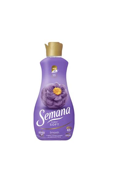 Semana Super Concentrated Fabric Softener Super Soft Smooth 65 Washes, 1.3 L