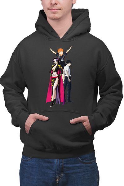OEM Men's Hoodie Ajin Kei One Piece Haikyuu Sport Fantasy Horror