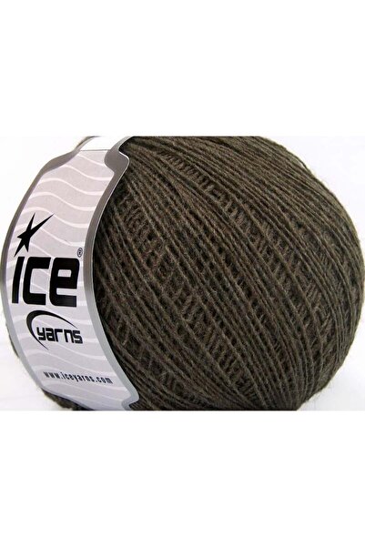 Ice yarns 8x50 جرام. خيوط صوف رياضية أكريليك، صوف بلون رمادي غامق شتوي، صوف