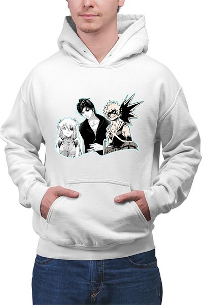 OEM Men's hoodie LDK Neon Genesis Evangelion My Hero Academia