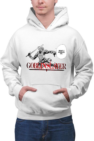 OEM Men's Hoodie Goblin Slayer Claymore Knight Fast Anime Shounen Martial Arts