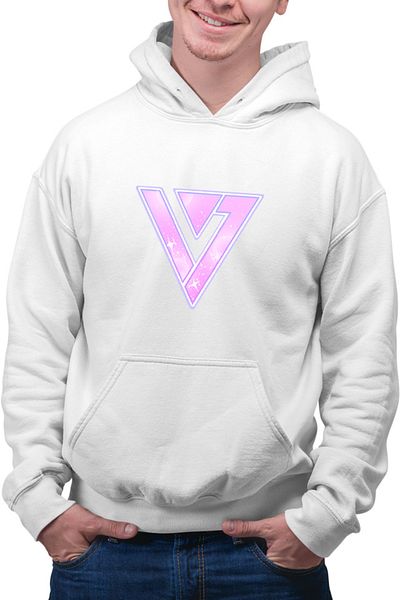 OEM Hanorac barbati Seventeen Idol K-pop Group Logo Shiny