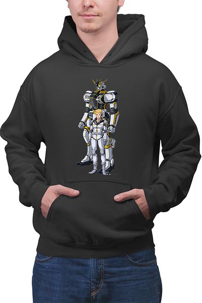 OEM Men's hoodie Io White Animeeater