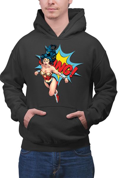 OEM Hanorac barbati Wonder Woman Bang Super Girl Powers Stunning Marvel Action