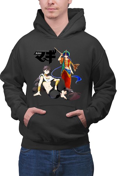 OEM Men's hoodie Magi The Labyrinth of Magic Alladin Judar Adventure