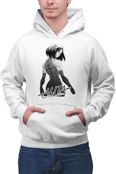 OEM Men's Hoodie Battle Angel Alita Gally Weapon Mecha Otaku