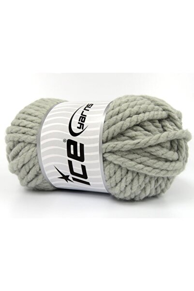 Ice yarns 2X200Gr. Sagecrest Wool, Acrylic Light Grey Winter, Wool, Thick, Ac...