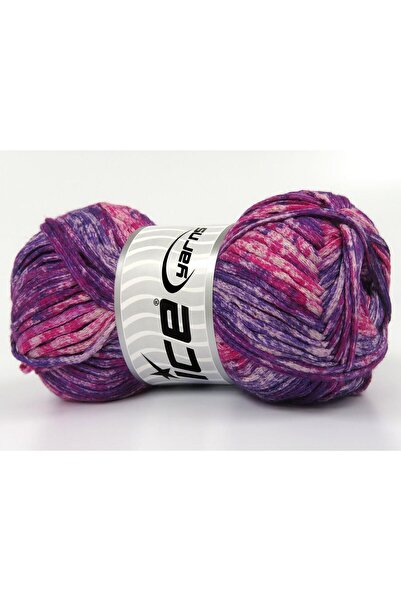 Ice yarns مجموعة من 4 × 100 جرام من خيوط الغزل القطنية Ice Yarns COTTON SPLAS...