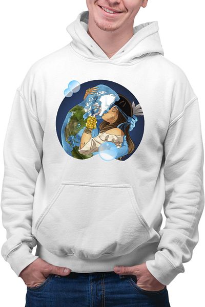OEM Hanorac barbati NFT XOXO Earth Protect Nature Mother Animals