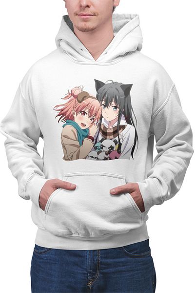OEM Hanorac barbati OreGairu School Panda Bear Girls Anime Ponkan
