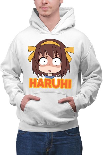 OEM Men's Hoodie Haruhi Suzumiya Sports Uniform Comedy Anime Weeb