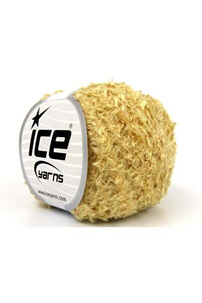 Ice yarns 6×50 جرام. فيسكوز فور، فيسكوز كريمي داكن، ناعم، مخملي، رقيق جدًا، ف...