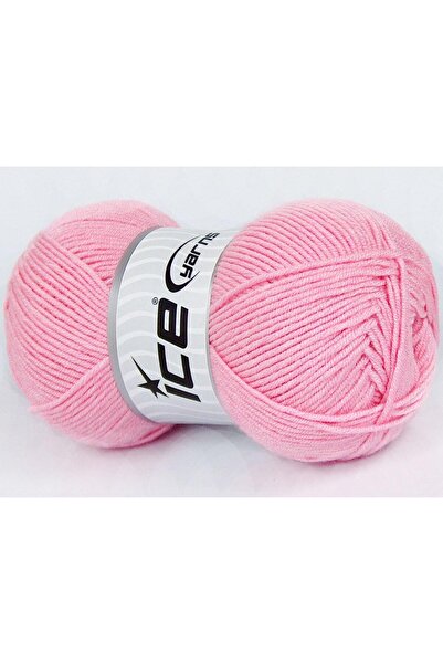 Ice yarns (4 قطع 100 جرام) MY BABY 4 عبوات شتوية وردية،