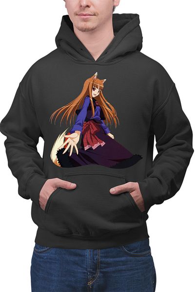 OEM Men's sweatshirt Spice And Wolf Holo Kitsune Dance Romance